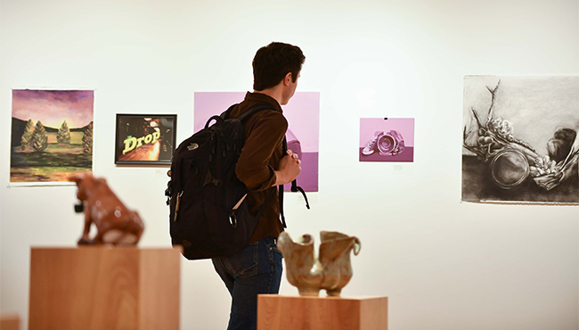 Moon Gallery with Art