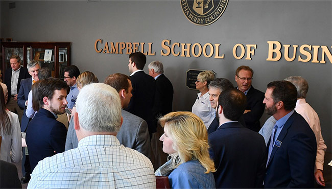 Visitors in Green Hall