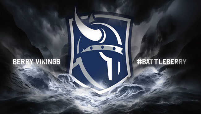 Berry College Athletics Logo Banner