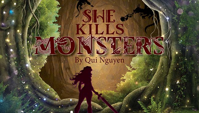 Promotional flier for She Kills Monsters