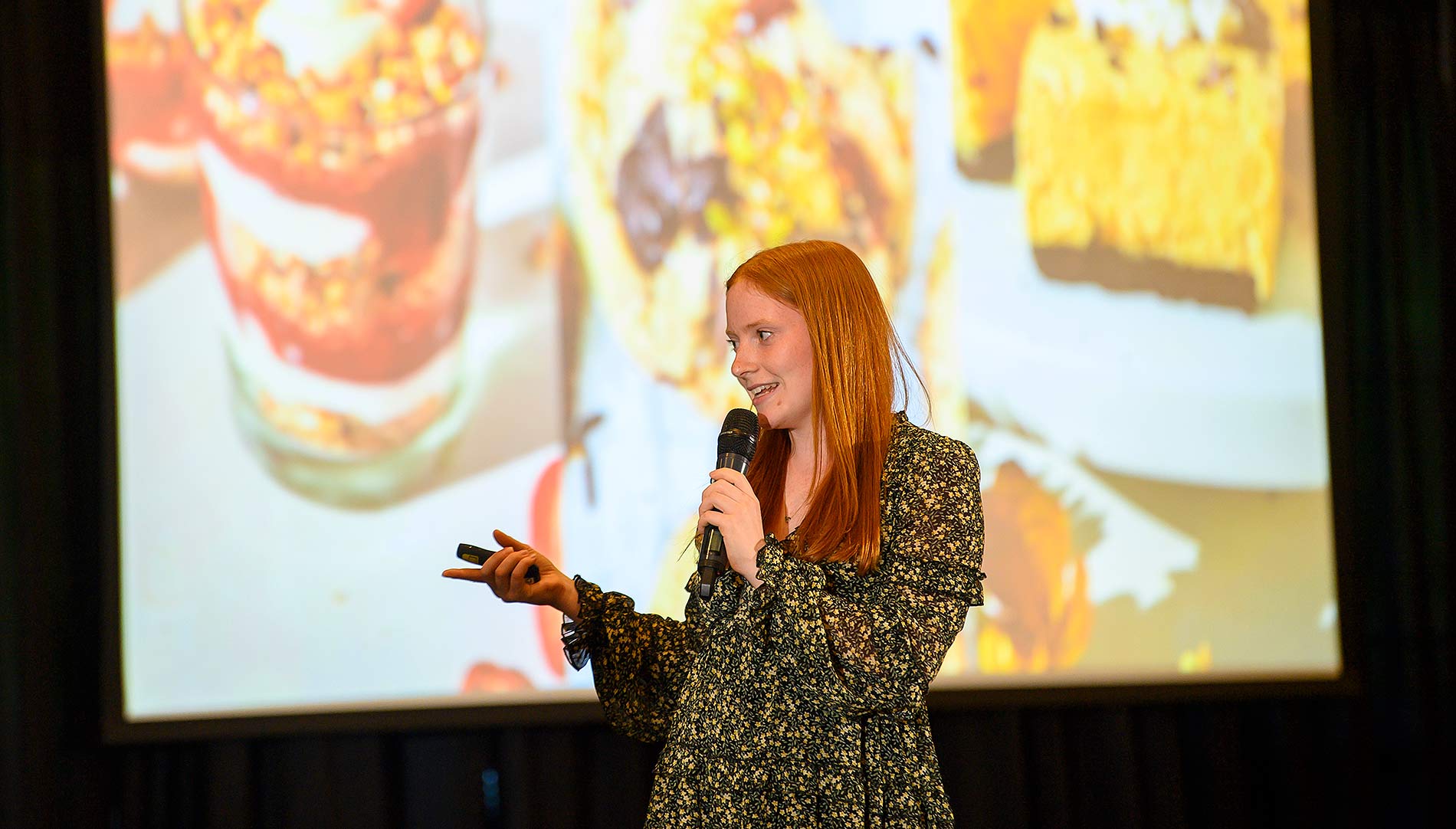 Emma Harrison at Pitch Competition