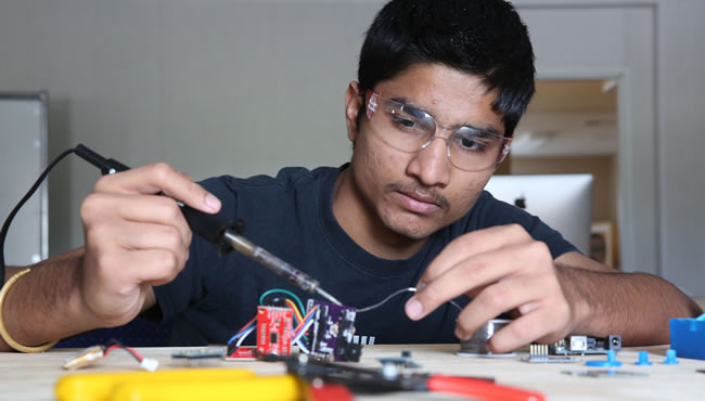 Vedant Mehta soldering