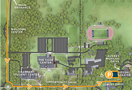 Berry College Campus Map Parking Maps (Pdf)