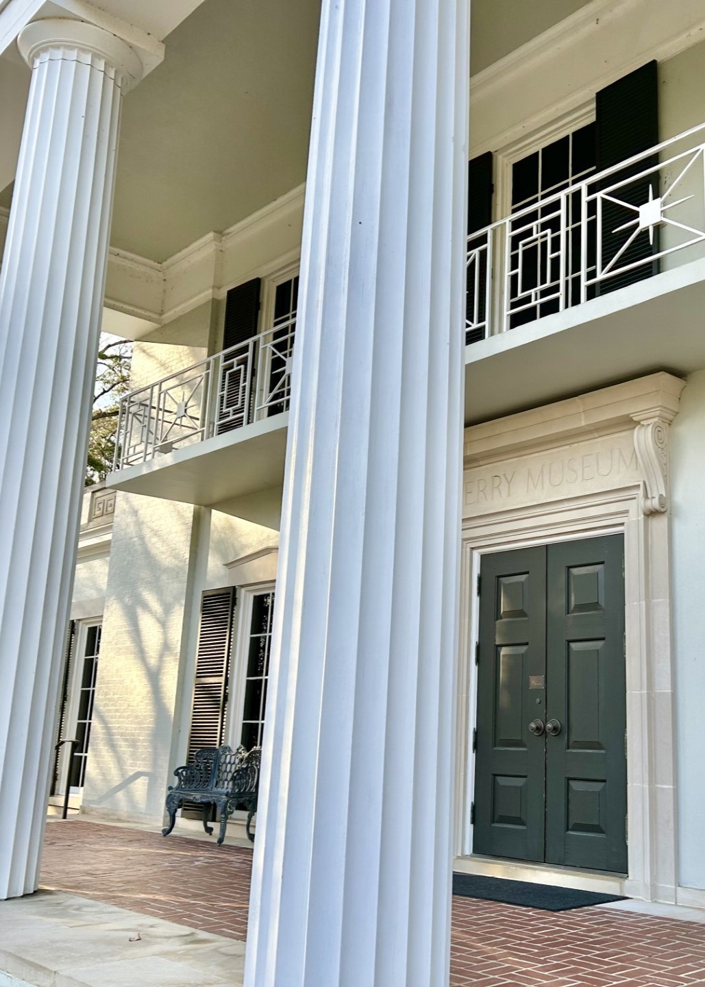 Black & White Image of Martha Berry with students