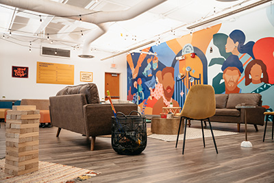 the gathering space